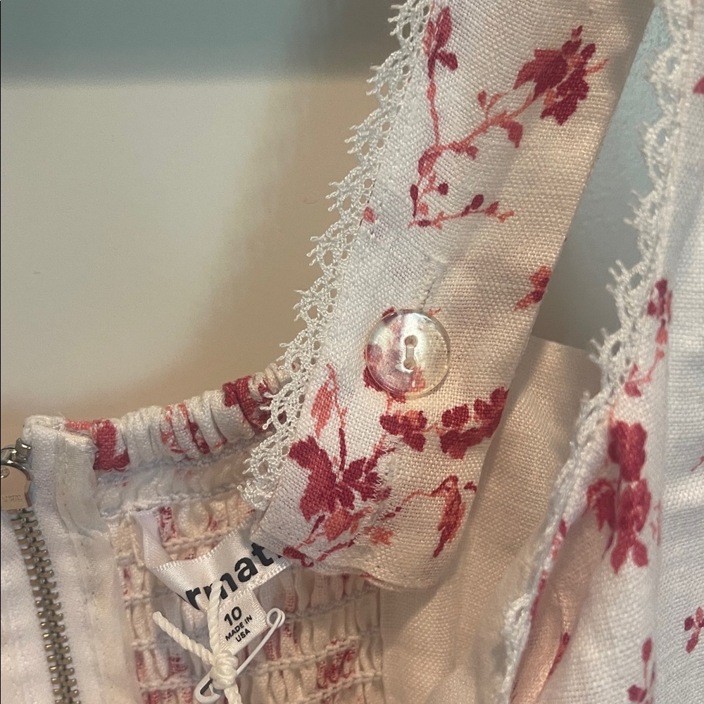 Reformation Pink Floral Mini Dress - Picture 7 of 7
